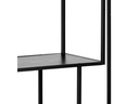 AC Design Regal Seaford 77 x 35 x 114 cm, Schwarz