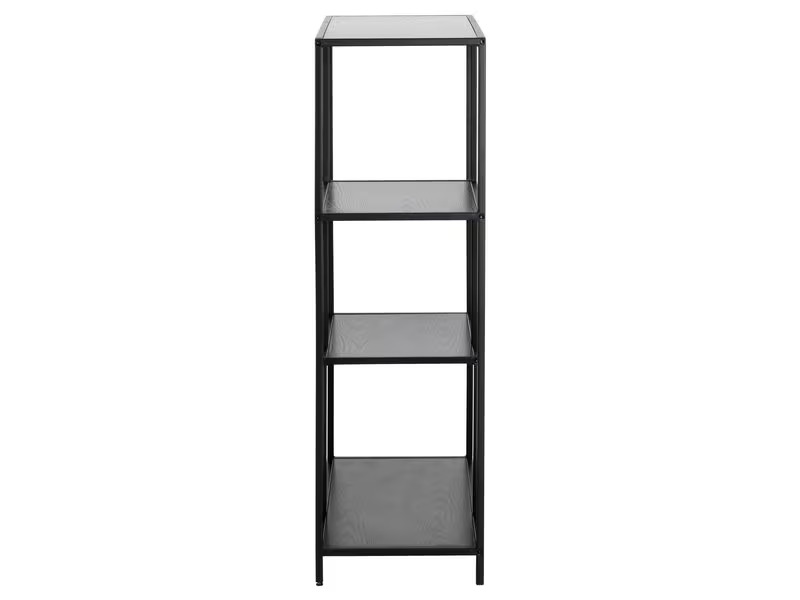 AC Design Regal Seaford 77 x 35 x 114 cm, Schwarz