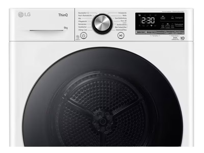 LG Wäschetrockner RT90V9W Links/Wechselbar