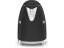 SMEG Wasserkocher 50's Style KLF03BLMEU 1.7 l, Schwarz matt