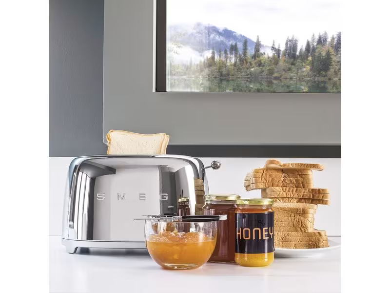 SMEG Toaster 50'S Retro Style TSF01SSEU Metall