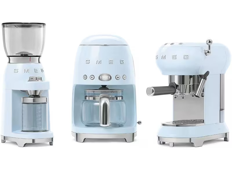 SMEG Kaffeemühle 50's Style CGF11PBEU Hellblau