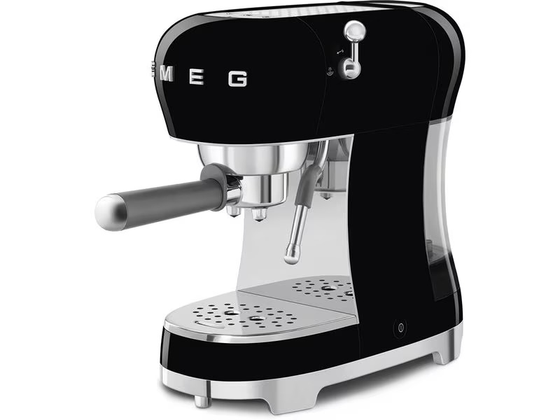 SMEG Siebträgermaschine 50's Style ECF02BLEU Schwarz