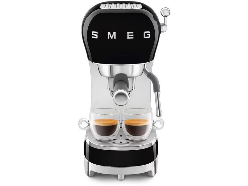 SMEG Siebträgermaschine 50's Style ECF02BLEU Schwarz