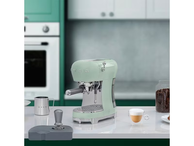 SMEG Siebträgermaschine 50's Style ECF02PGEU Grün