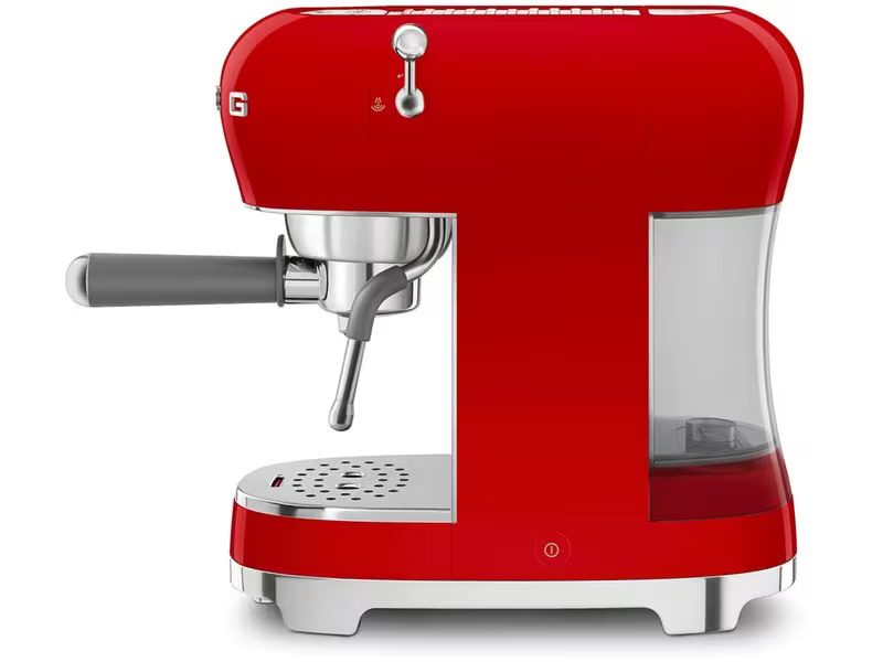SMEG Siebträgermaschine 50's Style ECF02RDEU Rot