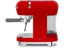 SMEG Siebträgermaschine 50's Style ECF02RDEU Rot