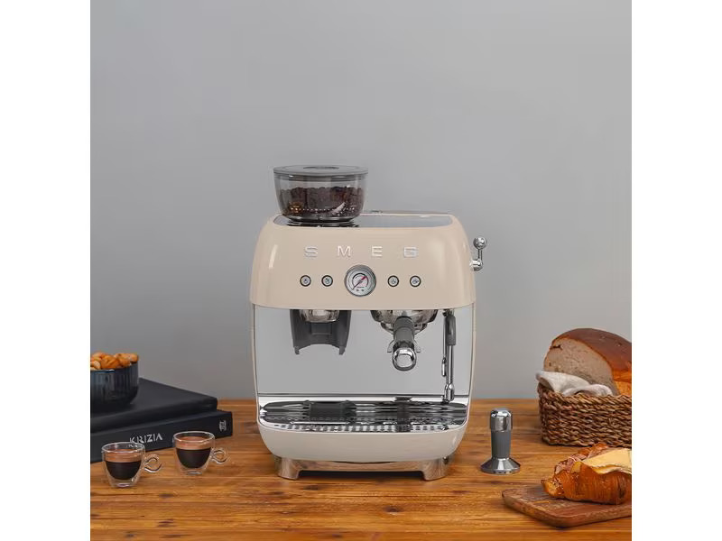 SMEG Siebträgermaschine 50's Style EGF03CREU Crème
