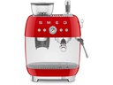 SMEG Siebträgermaschine 50's Style EGF03RDEU Rot