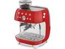 SMEG Siebträgermaschine 50's Style EGF03RDEU Rot