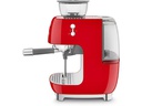 SMEG Siebträgermaschine 50's Style EGF03RDEU Rot