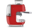 SMEG Siebträgermaschine 50's Style EGF03RDEU Rot
