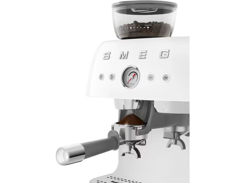 SMEG Siebträgermaschine 50's Style EGF03WHEU Weiss