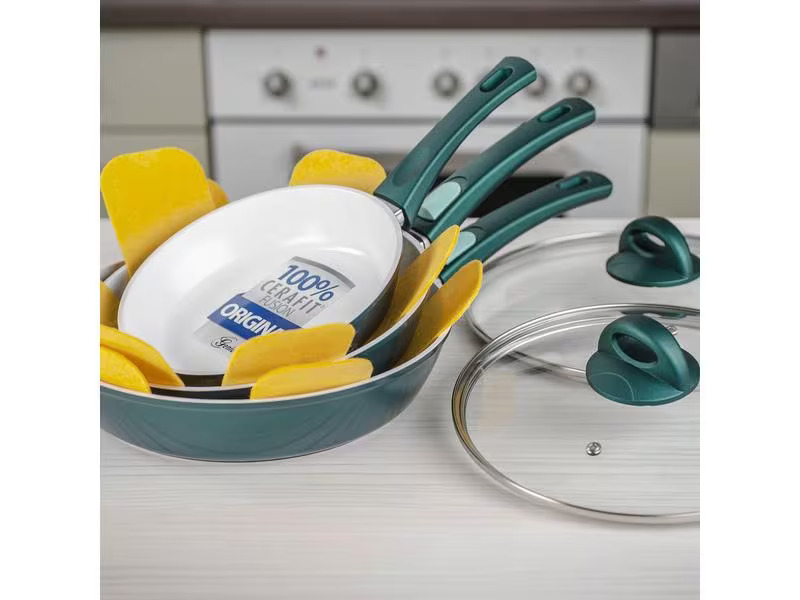 Genius Pfannen-Set Genius Cerafit Fusion 20 cm/24 cm/28 cm