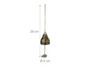 relaxdays Windspiel Feng-Shui 4 Stück, Gold