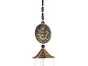 relaxdays Windspiel Feng-Shui 2 Stück, Gold