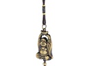 relaxdays Windspiel Buddha 2 Stück, Gold