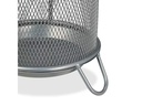 relaxdays Schirmständer rund Silber