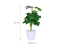 relaxdays Kunstpflanze Monstera 2 Stück, 33 cm