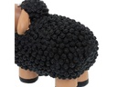 relaxdays Dekofigur Schaf 18 cm, Braun/Schwarz
