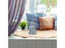 relaxdays Dekofigur Buddha Grau