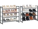 Songmics Schuhregal Grau