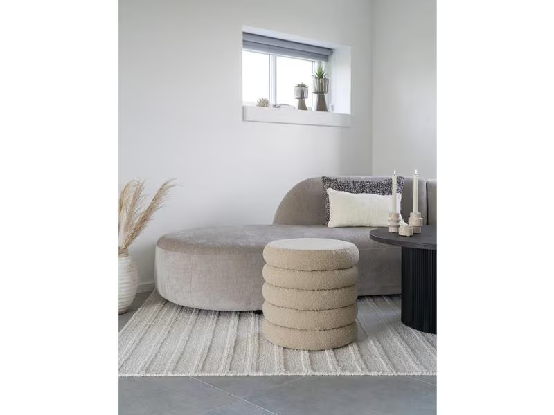 House Nordic Pouf Brooklyn 44 x 44 cm, Beige
