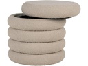 House Nordic Pouf Brooklyn 44 x 44 cm, Beige
