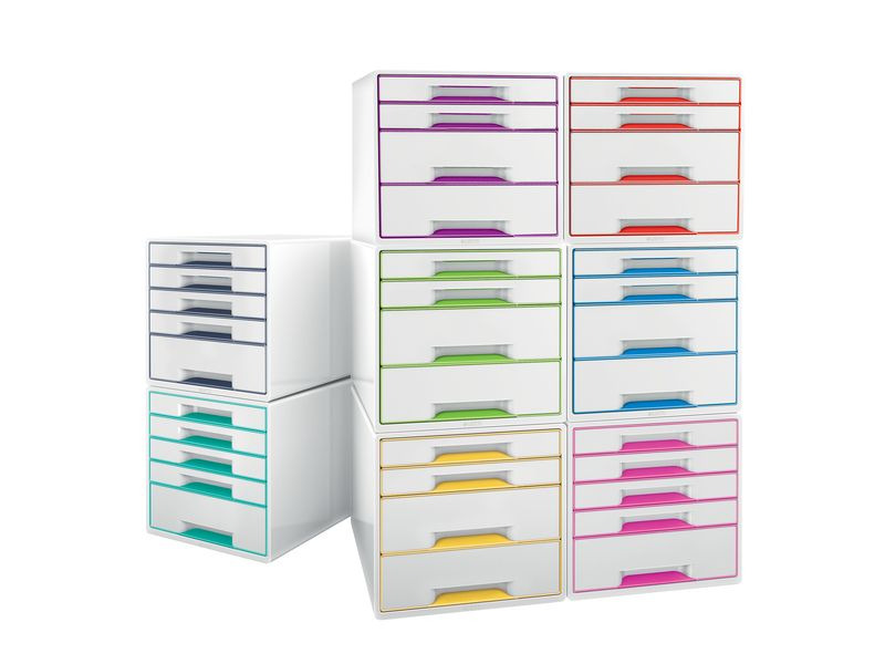 Leitz Schubladenbox WOW CUBE Rot