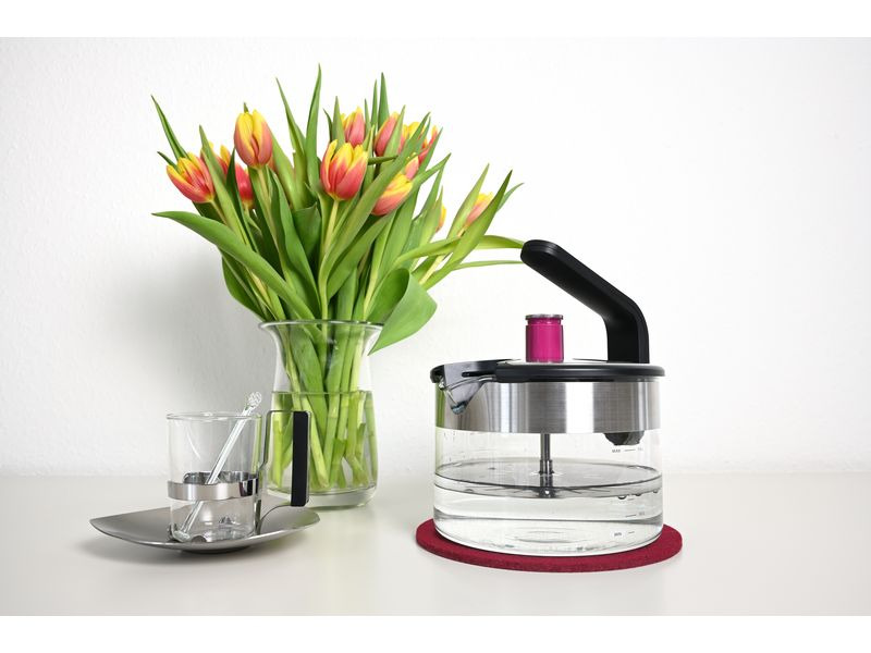 Kezzel Wasserkocher Induktiv 1.5 l, Transparent