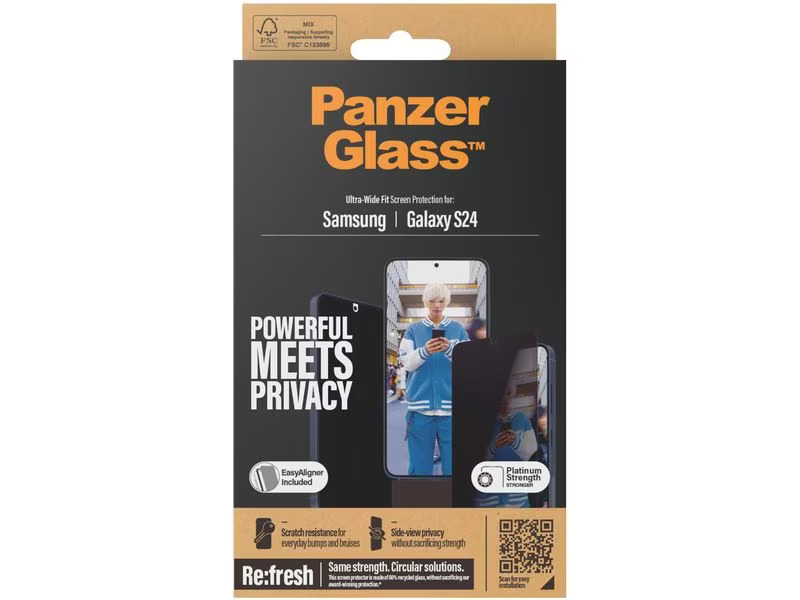 Panzerglass Displayschutz Ultra Wide Fit Privacy Galaxy S24