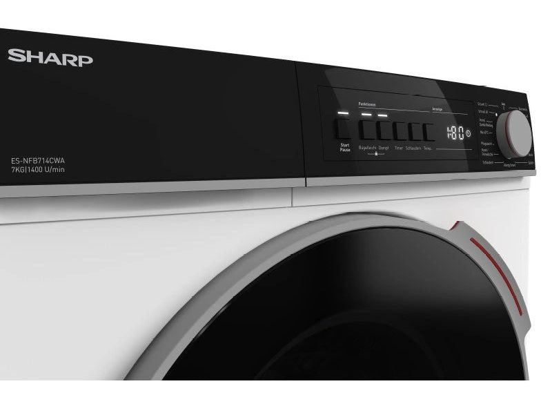 Sharp Waschmaschine ES-NFB714CWA-DE Links/Rechts