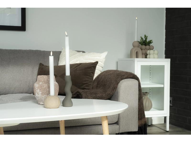 House Nordic Kissen Albany 45 x 45 cm, Weiss
