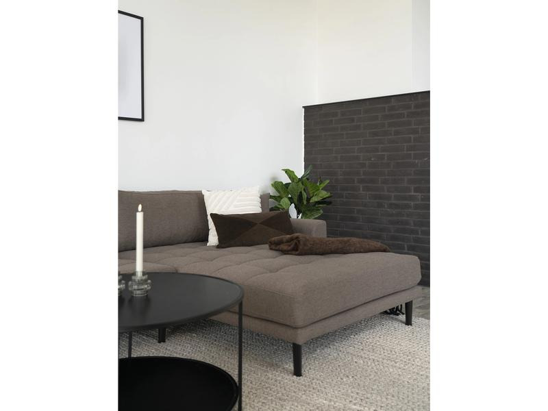 House Nordic Kissen Albany 45 x 45 cm, Weiss