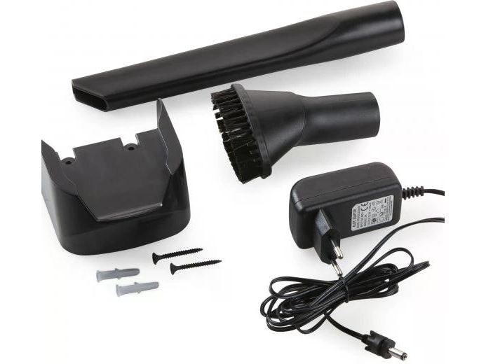 Domo Akku-Hand- und Stielsauger DO1032SV Dunkelgrau