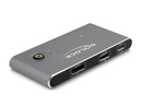 Delock KVM Switch USB-C zu DisplayPort 8K 30 Hz mit USB 2.0
