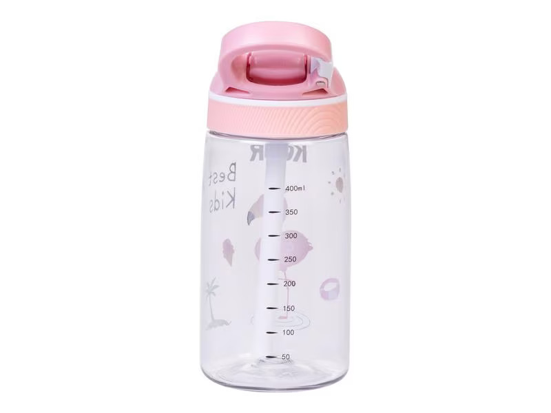 KOOR Trinkflasche Bambini Flamingo 450 ml