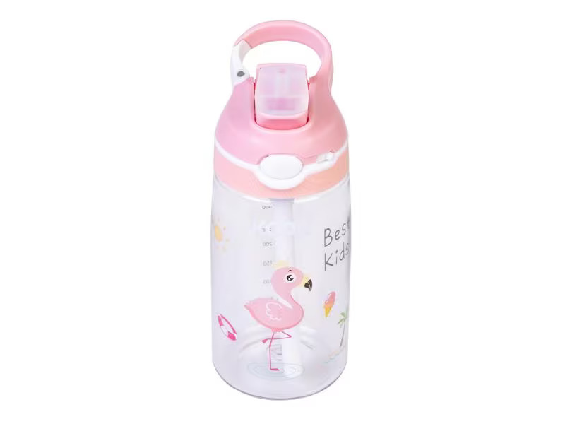 KOOR Trinkflasche Bambini Flamingo 450 ml