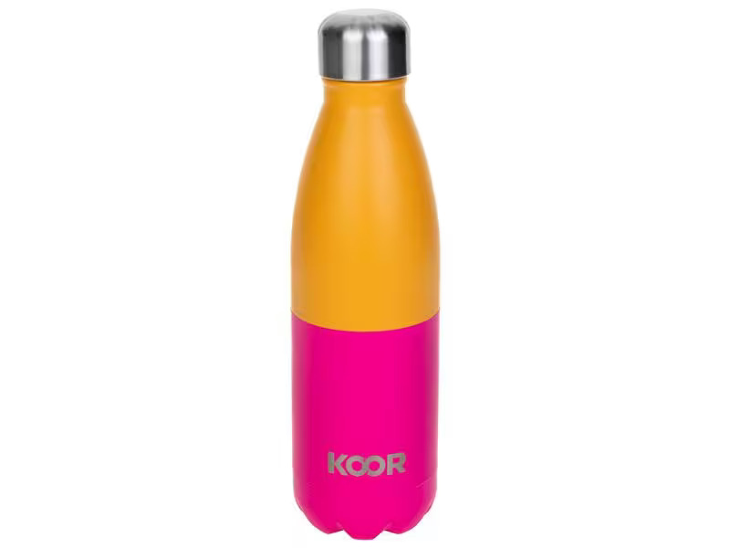 KOOR Trinkflasche Arancia / Rosa 500 ml