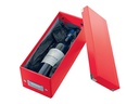 Leitz Archivschachtel WOW CD, metallic Rot