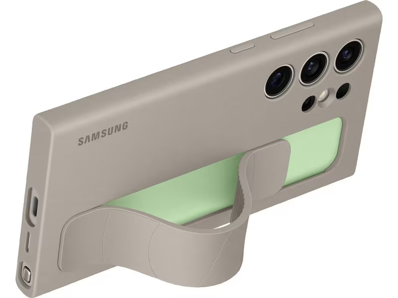 Samsung Back Cover Standing Grip Galaxy Galaxy S24 Ultra Taupe