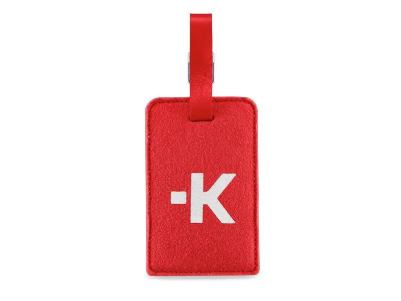 SKROSS Gepäckanhänger, Rot