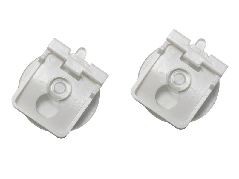 Gardinia Ersatzteil Saugnapfset mit Clip Transparent