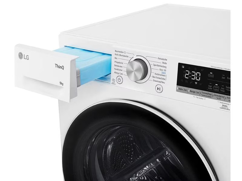 LG Wäschetrockner V9R09TC Rechts/Wechselbar