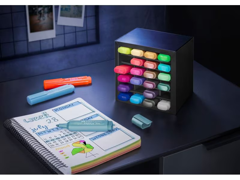 Faber-Castell Textmarker 46 Deskset 24 Stück