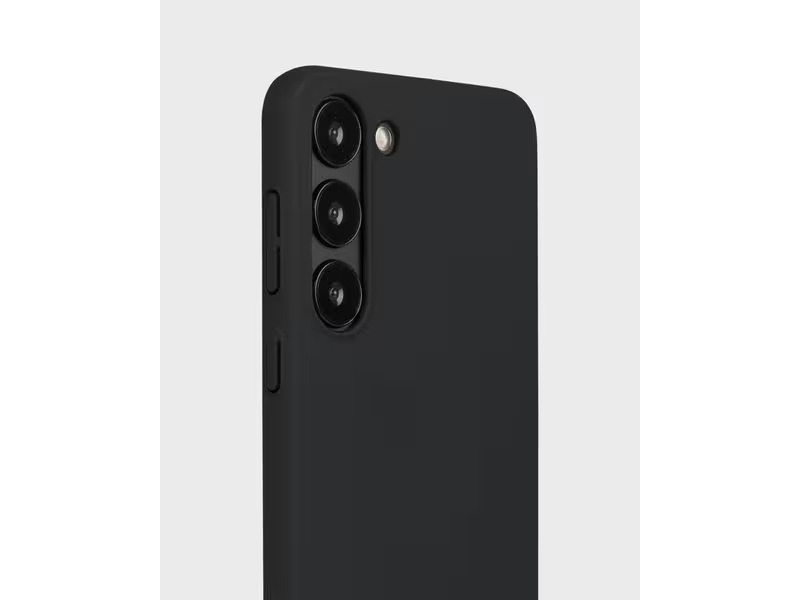Holdit Back Cover Silicone Galaxy S24+ Schwarz