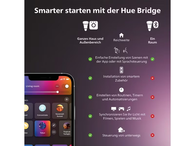 Philips Hue Secure Flutlichtkamera Schwarz