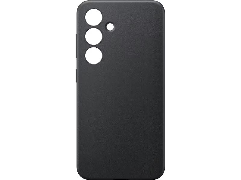 Samsung Back Cover Vegan Leather Galaxy S24 Schwarz