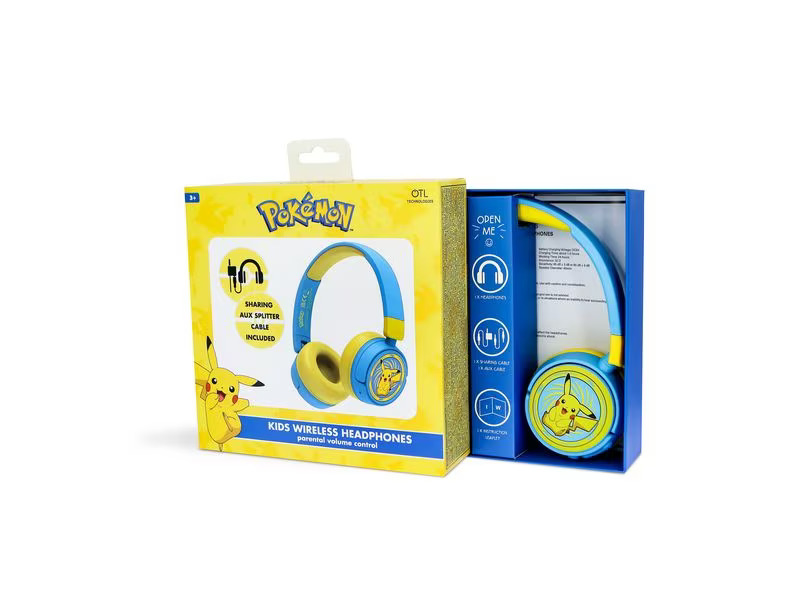 OTL On-Ear-Kopfhörer Pokémon Pikachu Gelb