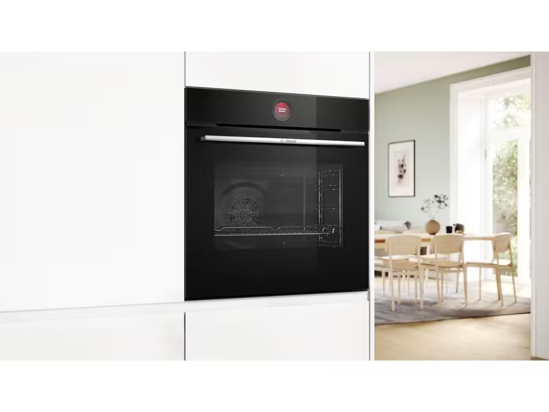 Bosch Einbaubackofen HBG7741B1 Schwarz A+